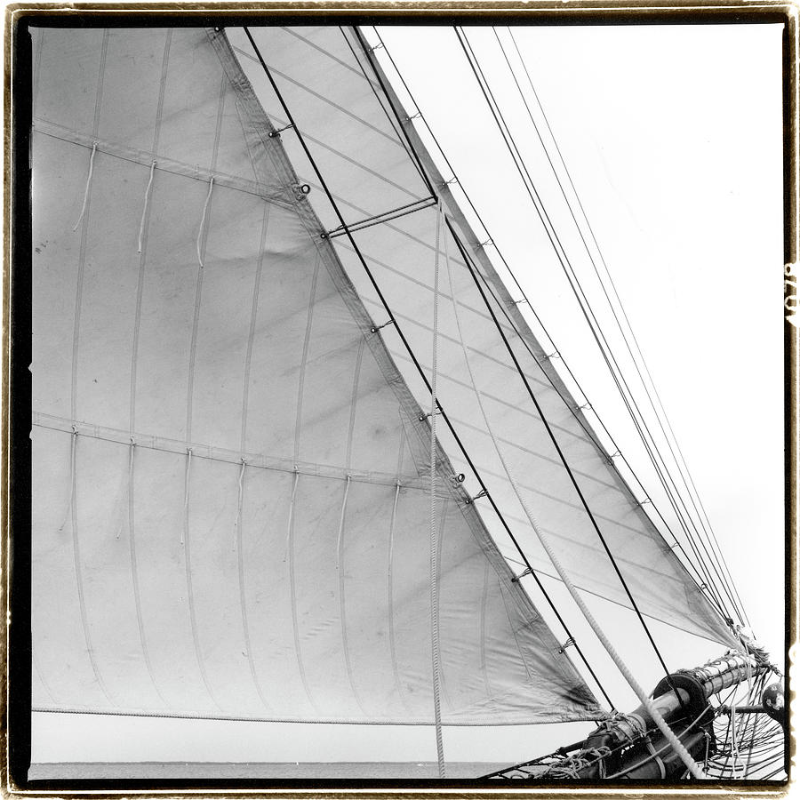 Rope Photograph - Under Sail I #2 by Laura Denardo