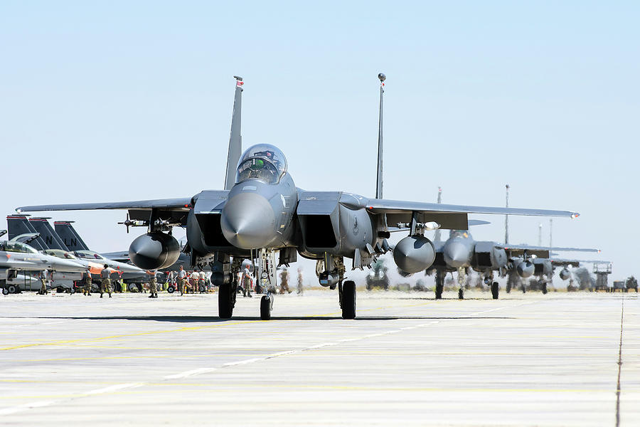 United States Air Force F-15e Strike Photograph by Daniele Faccioli ...