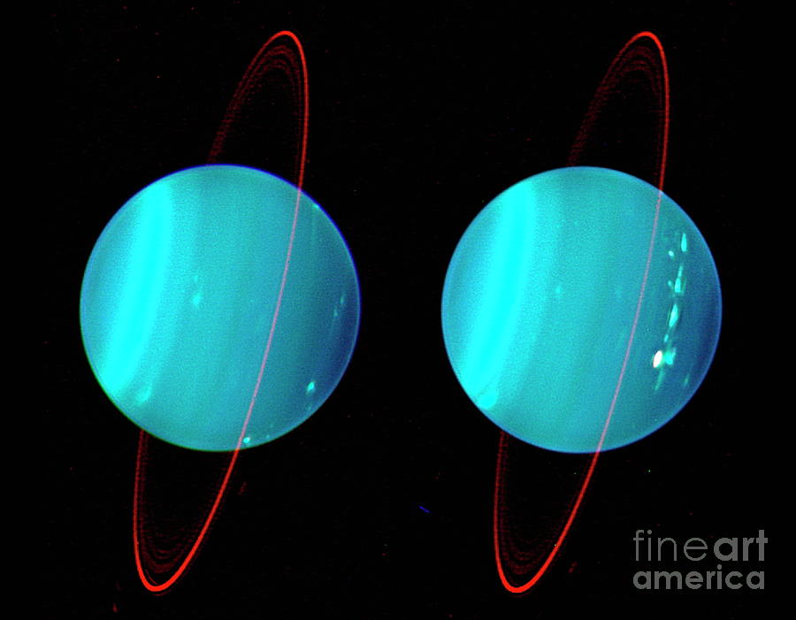 Uranus #2 Photograph by California Association For Research In Astronomy/science Photo Library