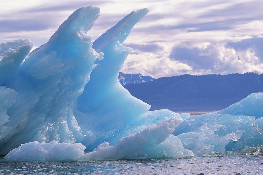 Usa, Alaska, Tracy Arm Fjord, Glacial #2 Photograph by Art Wolfe