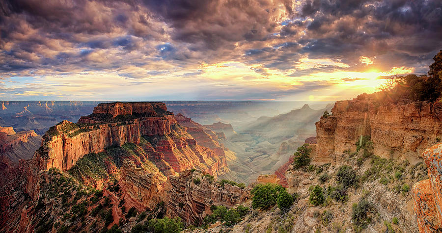 USA, Arizona, Grand Canyon National Park, North Rim, Cape Royale ...