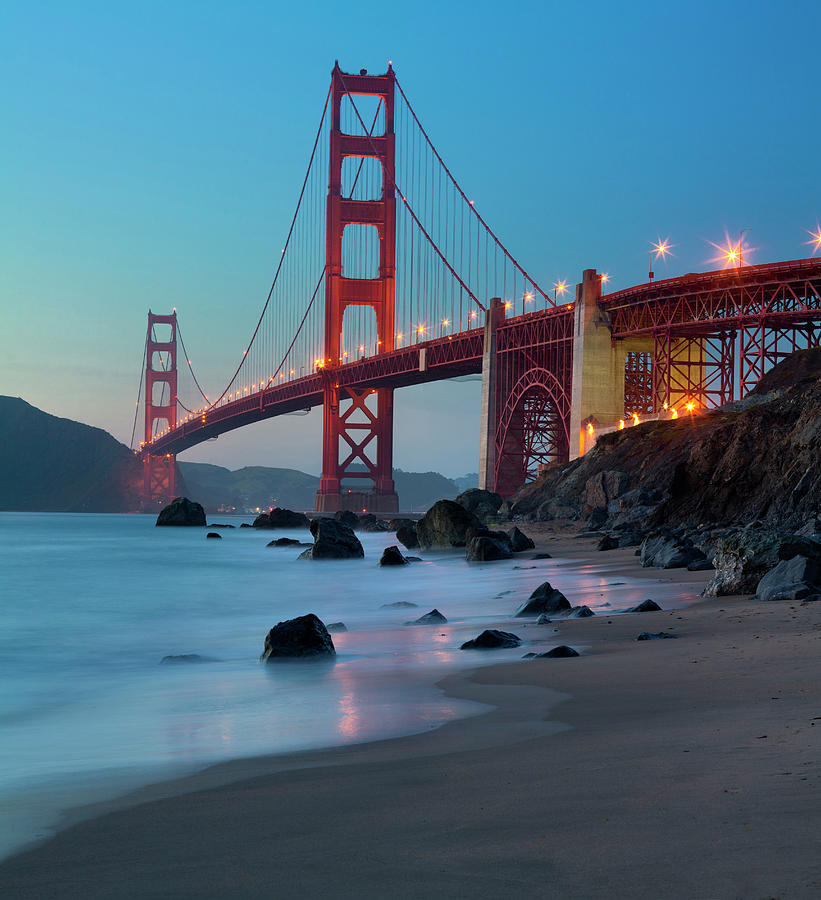 Usa, California, Golden Gate Bridge #2 Digital Art by Massimo Ripani