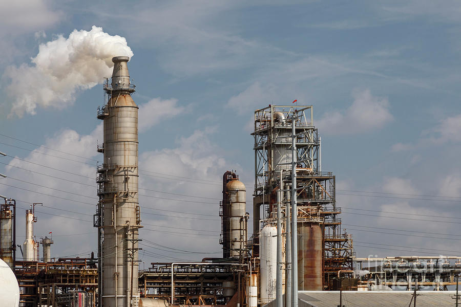 Valero Oil Refinery Photograph by Jim West/science Photo Library - Pixels