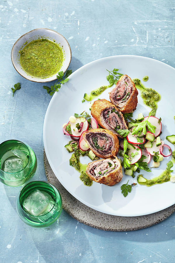 Veal Involtini With Pancetta And Olive Paste #2 Photograph by Stockfood Studios /  Ulrike Holsten
