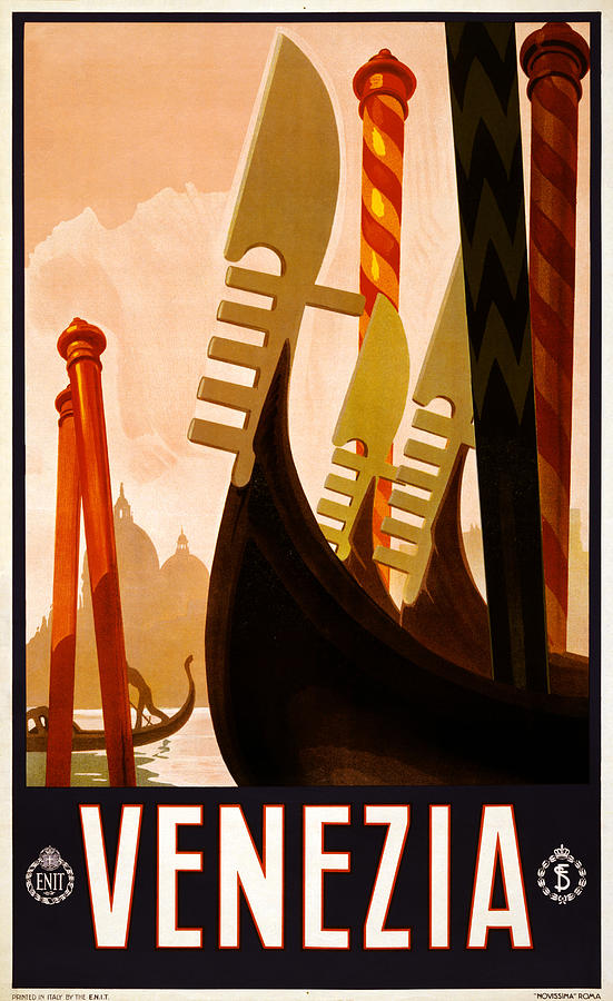 Venice Travel Poster #2 Photograph by Graphicaartis