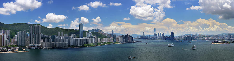 Victoria Harbour, Hong Kong, 2013 #2 Photograph by Joe Chen Photography