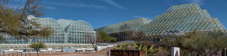 Architecture Photograph - View Of Biosphere 2, Tucson, Arizona #2 by Panoramic Images