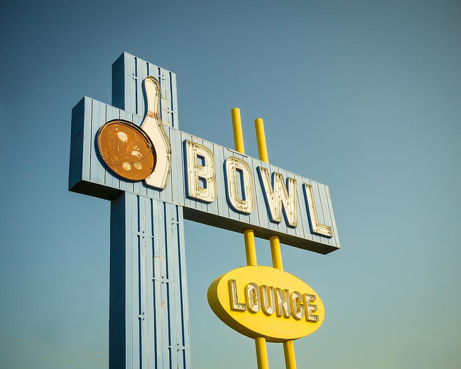 Sign Photograph - Vintage Bowl Iv #2 by Recapturist