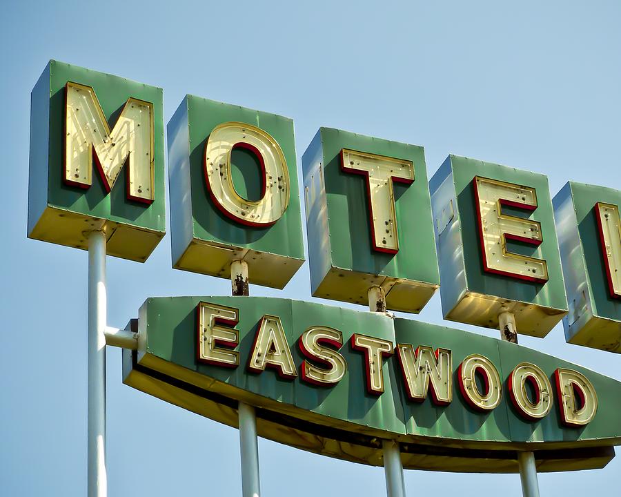 Sign Photograph - Vintage Motel IIi #2 by Recapturist