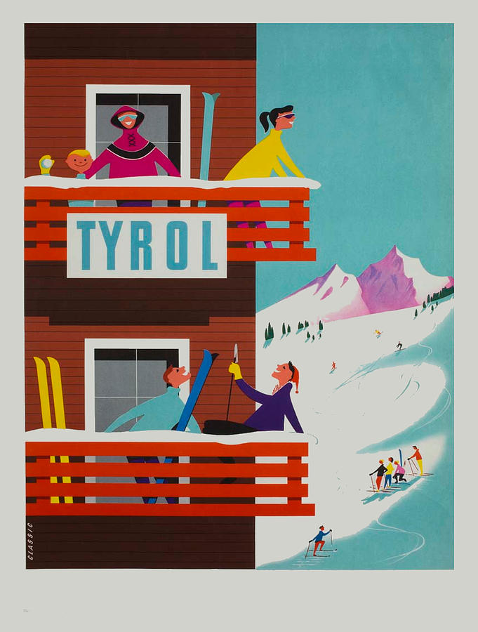 Vintage poster - Tyrol Painting by Vintage Images | Fine Art America