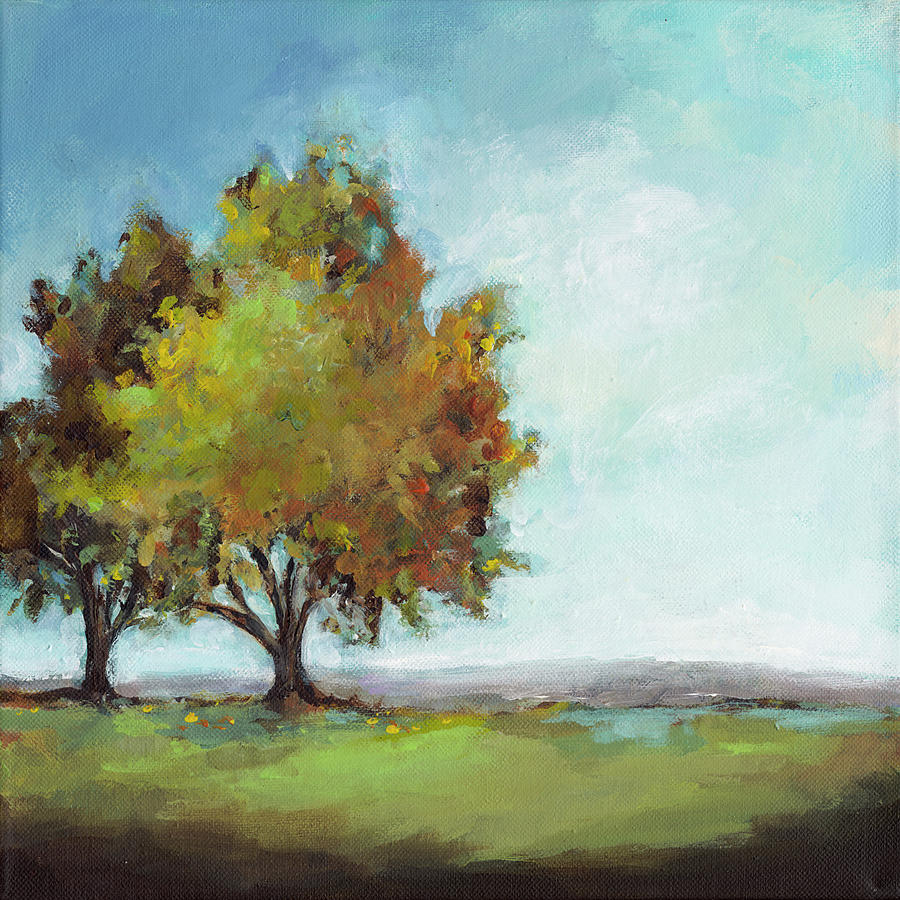 Landscape Painting - Waiting For Fall I #2 by Christina Long