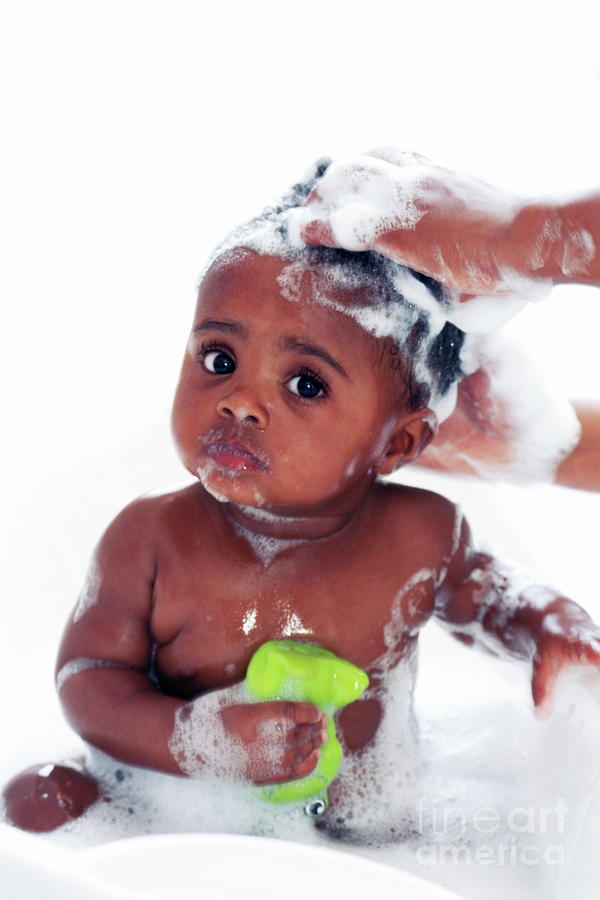 Washing Baby #2 Photograph by Paul Whitehill/science Photo Library