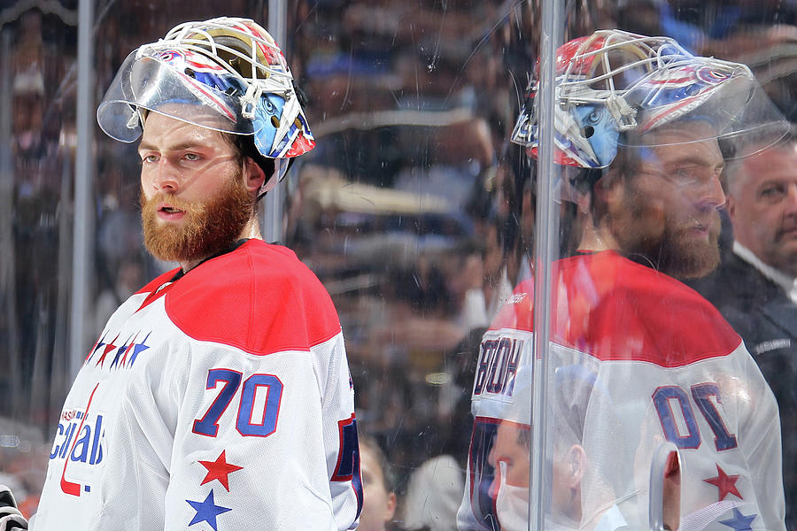 Braden Holtby Photograph - Washington Capitals V New York Rangers #2 by Jared Silber