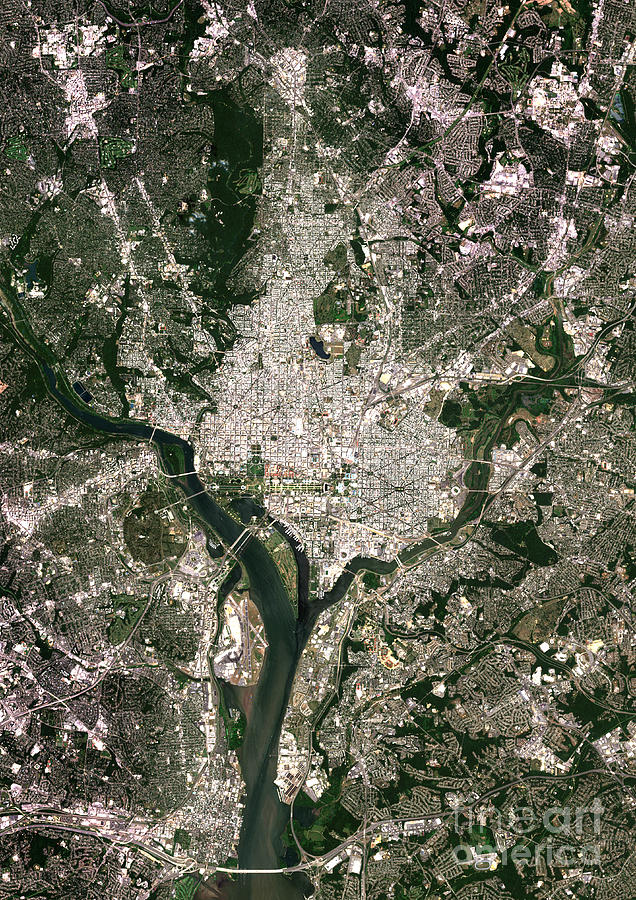 Washington Dc #2 Photograph by Planetobserver/science Photo Library