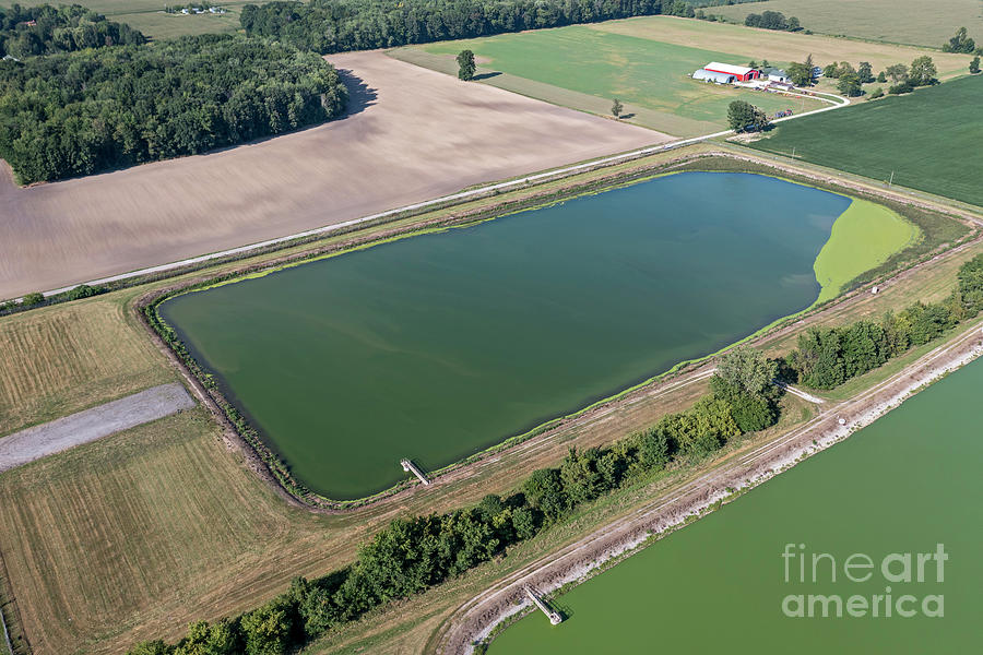 Wastewater Stabilization Lagoons #2 Photograph by Jim West/science Photo Library