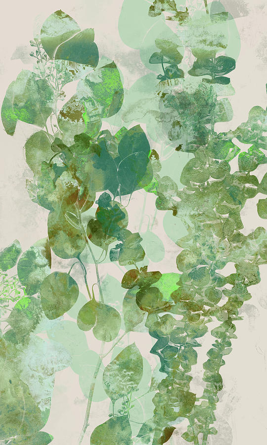 Watercolor Eucalyptus II #2 Painting by Jennifer Goldberger