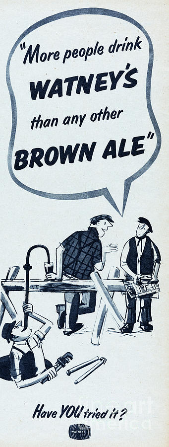 Watneys Brown Ale #2 Photograph by Picture Post