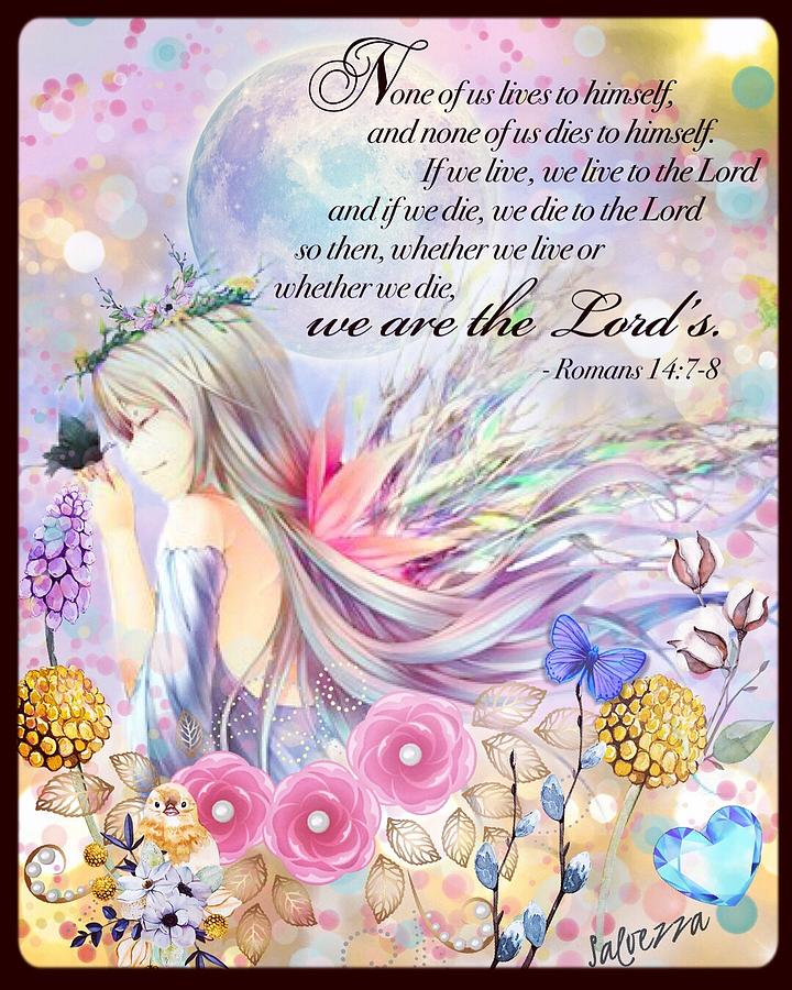 Spiritual Mixed Media - We Are His by Susan Chasteen Spiritual Mixed Media - We Are His by Susan Chasteen