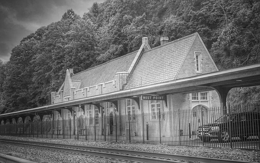 West Point Train Station Photograph by William E Rogers - Pixels