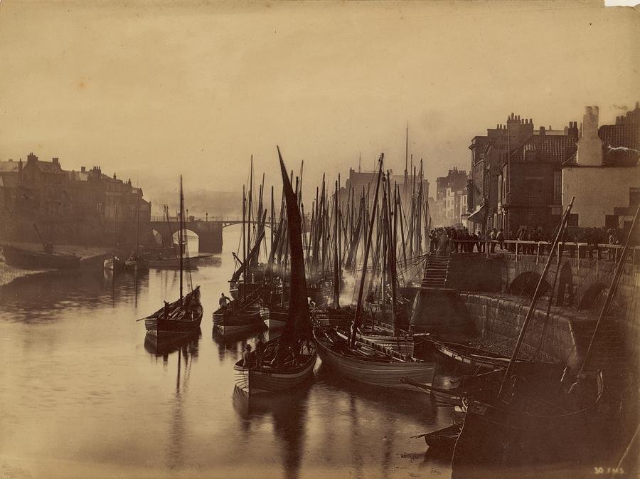 Whitby Harbour Photograph by Frank Meadow Sutcliffe