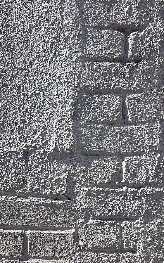 White Brick Wall #2 Photograph by Robert Ullmann
