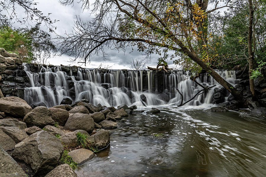Whitnall Waterfall #2 Photograph by Randy Scherkenbach
