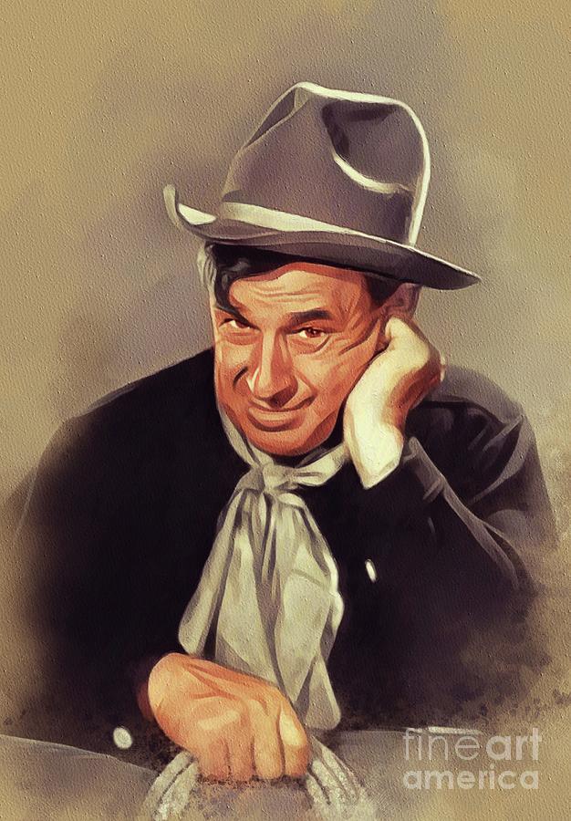 Will Rogers, Vintage Actor Painting