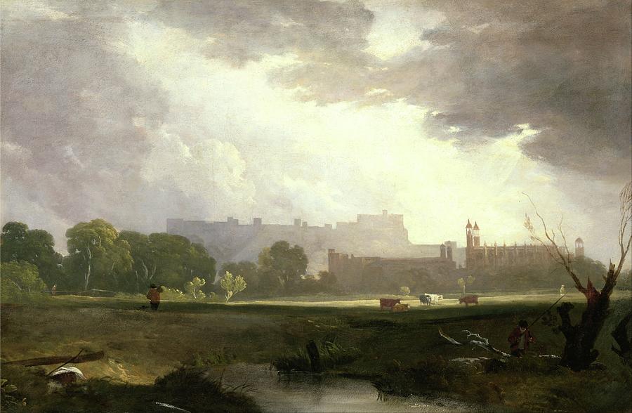 Castle Painting - Windsor From Eton by Sir Augustus Wall Callcott