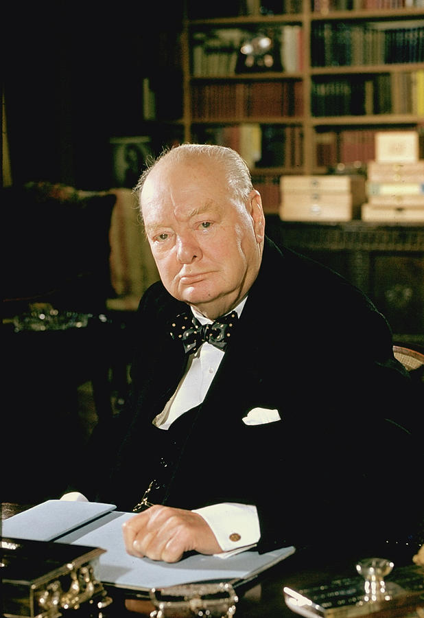 Winston Churchill #2 Photograph by Carl Mydans