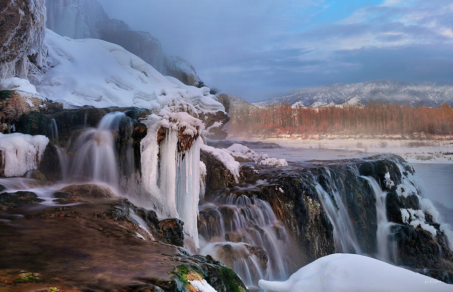 Winter Falls #2 Photograph by Leland D Howard
