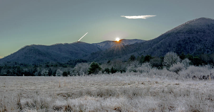 Winter Sunrise Photograph by Marcy Wielfaert