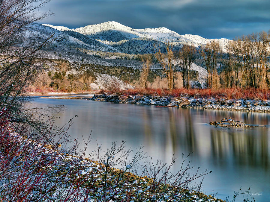 Winter River Light #2 Photograph by Leland D Howard