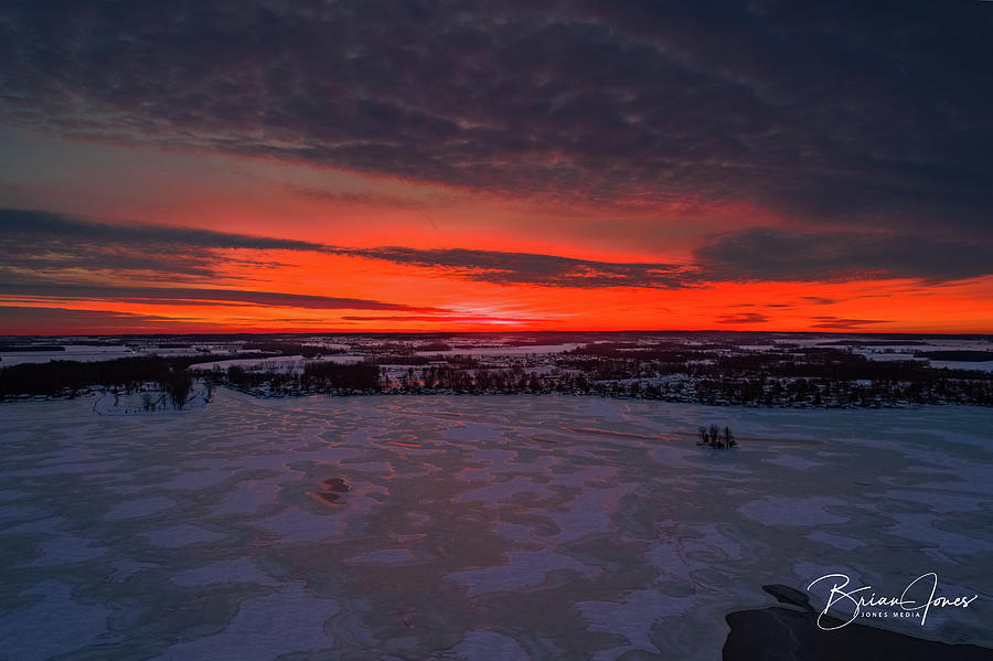 Winter Sunrise #2 Photograph by Brian Jones