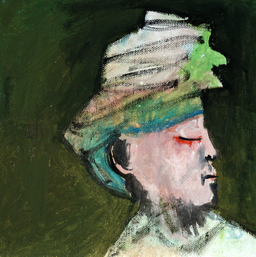 Woman in a hat #2 Painting by Edgeworth Johnstone