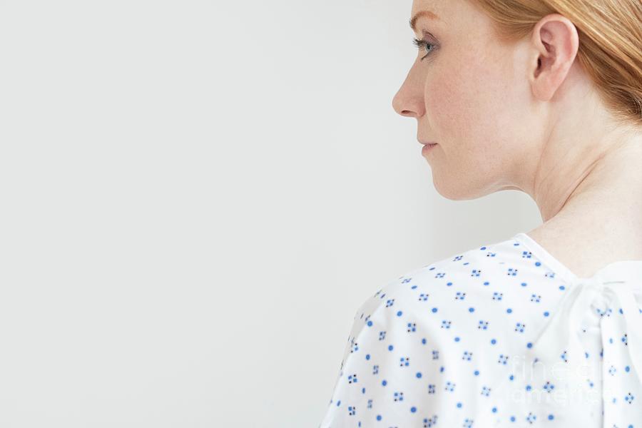 Woman In Hospital Gown Photograph by Science Photo Library | Fine Art