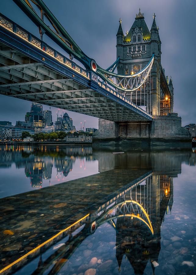 London Photograph - 2 Worlds by Selaru Ovidiu