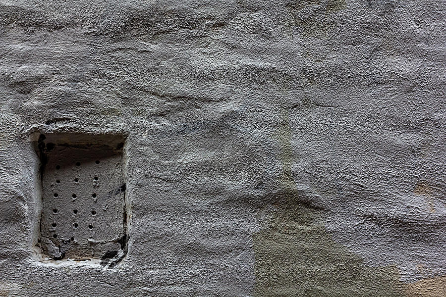 Worn Concrete Wall and Window #2 Photograph by Robert Ullmann