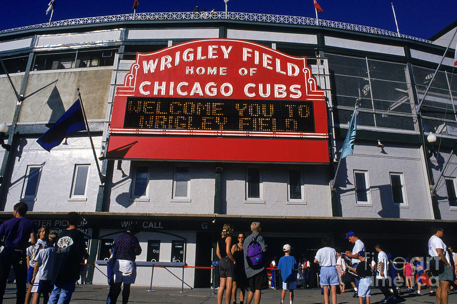 Wrigley Field Photograph by Jonathan Daniel Wrigley Field Photograph by Jonathan Daniel