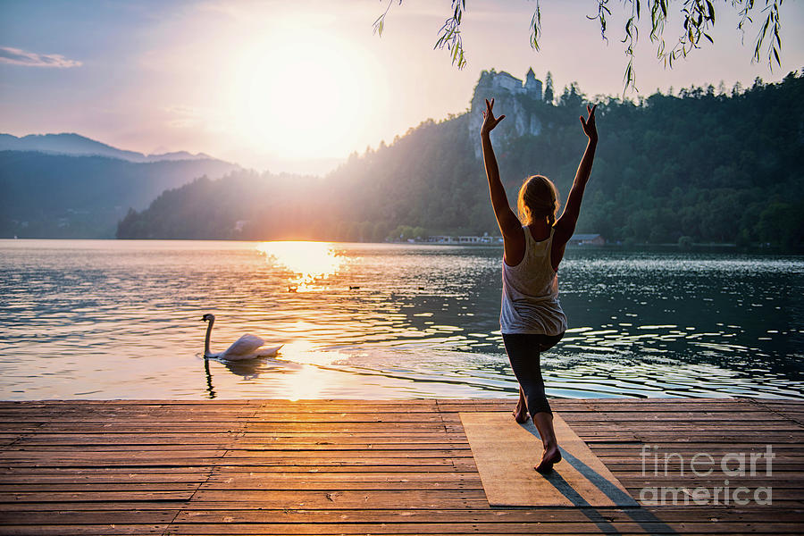 Nature Photograph - Yoga Sun Salutation #2 by Microgen Images/science Photo Library
