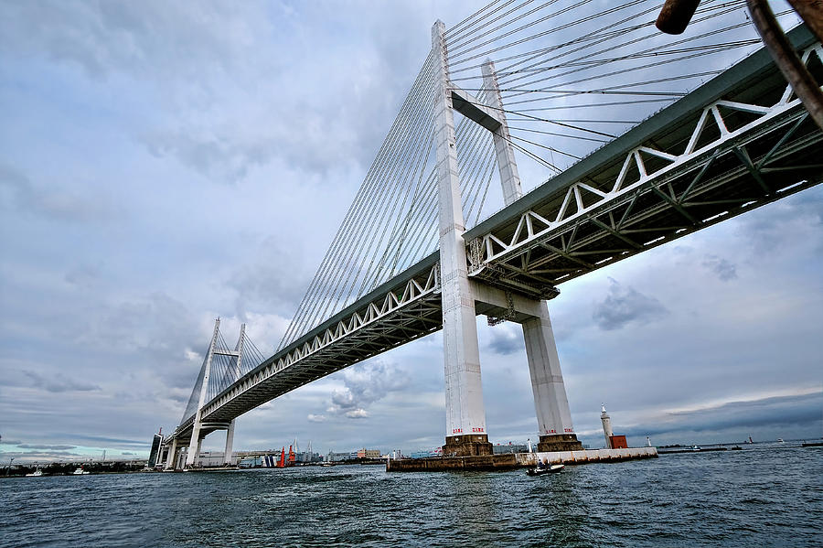 Yokohama Bay Bridge #2 Photograph by Uemii