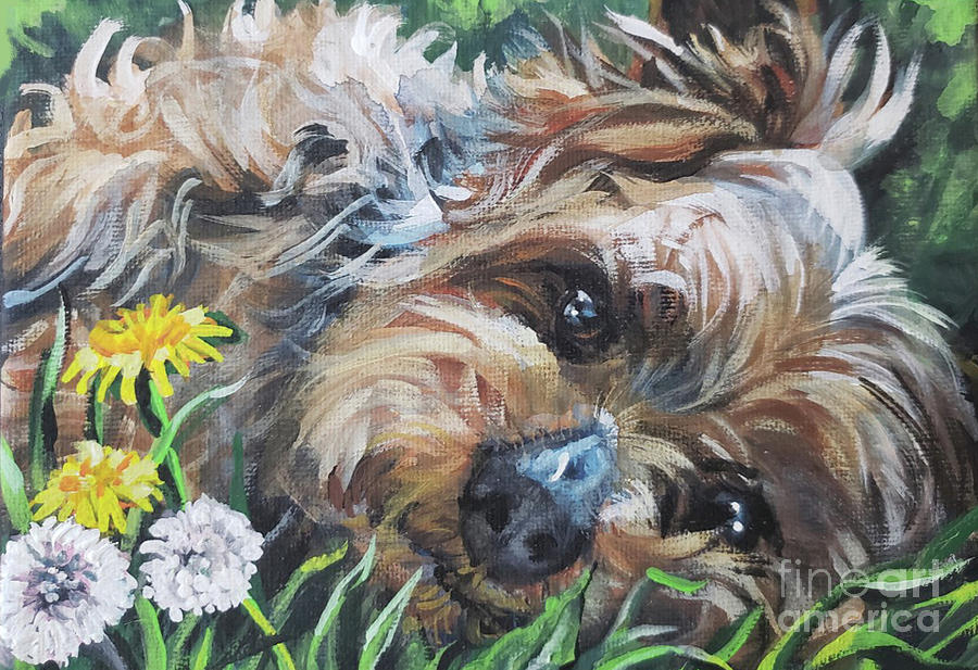 Yorkshire Terrier #2 Painting by Lee Ann Shepard