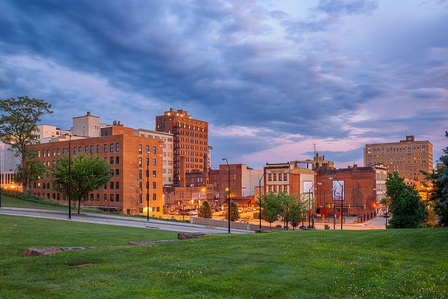 Youngstown, Ohio, Usa Downtown Park Photograph by Sean Pavone - Fine ...