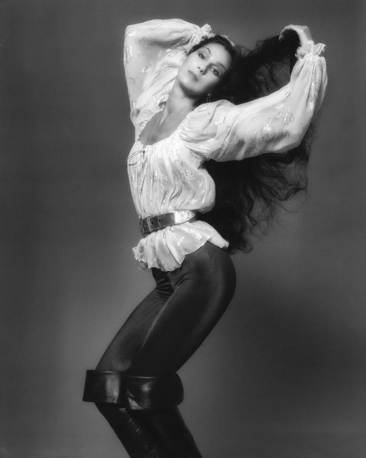 Cher Photograph - Cher Portrait Session #20 by Harry Langdon