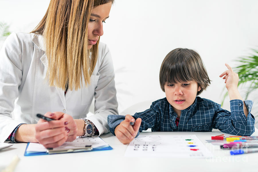 Childhood Psychology Test Photograph by Microgen Images/science Photo ...