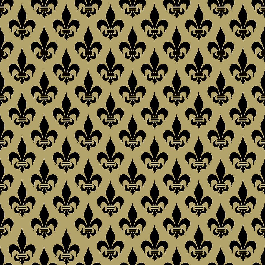 Fleur-De-Lis Seamless Patterns- 12 Digital Papers