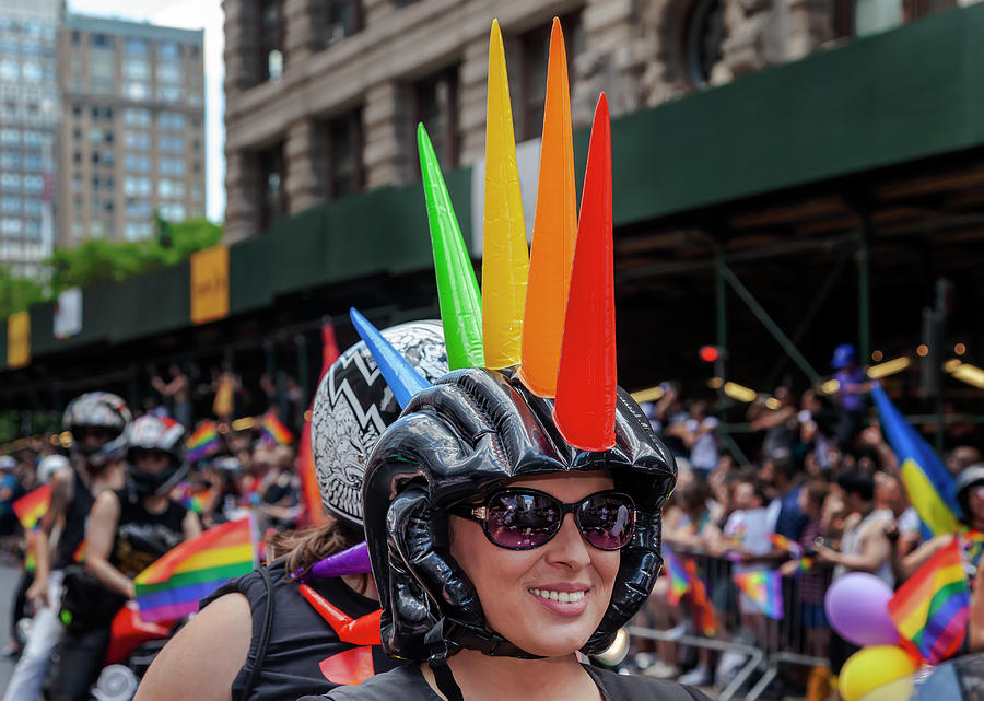Gay Pride Parade NYC 6_30_2019 - 50th Anniversary 0f Stonewall R #20 Photograph by Robert Ullmann