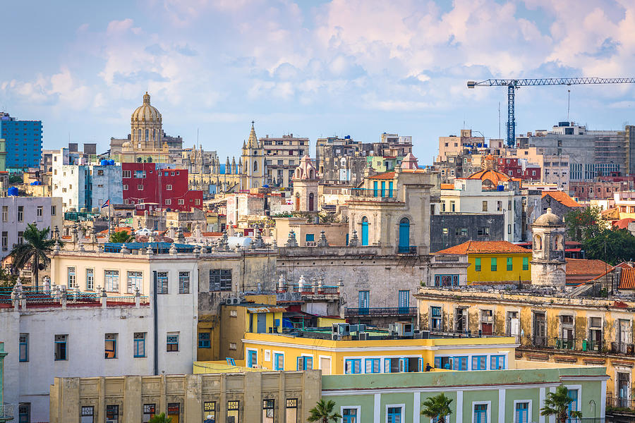 Havana, Cuba Downtown Skyline Photograph by Sean Pavone - Fine Art America