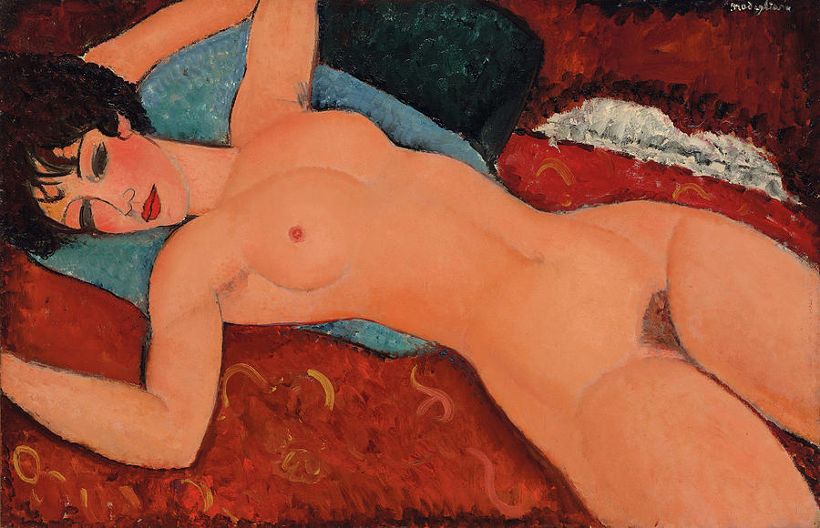 Amedeo Modigliani Painting - Reclining Nude #20 by Amedeo Modigliani