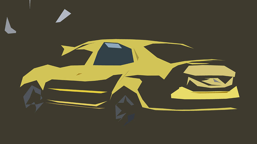 Skoda Octavia RS Abstract Design #20 Digital Art by CarsToon Concept