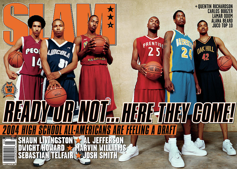2004 High School All Americans: Ready or Not Here They Come! SLAM Cover Photograph by Clay Patrick McBride